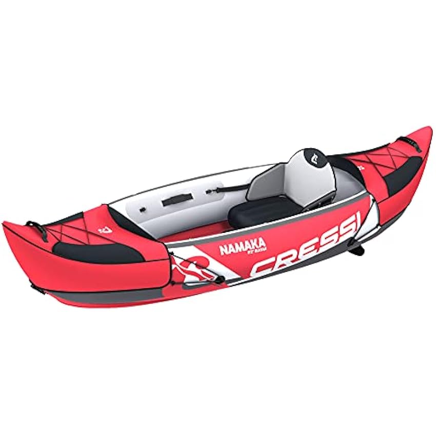 Cressi Namaka Ikayak Set 8'2'' - Kayak Gonfiabile Posto Singolo. Colore Rosso