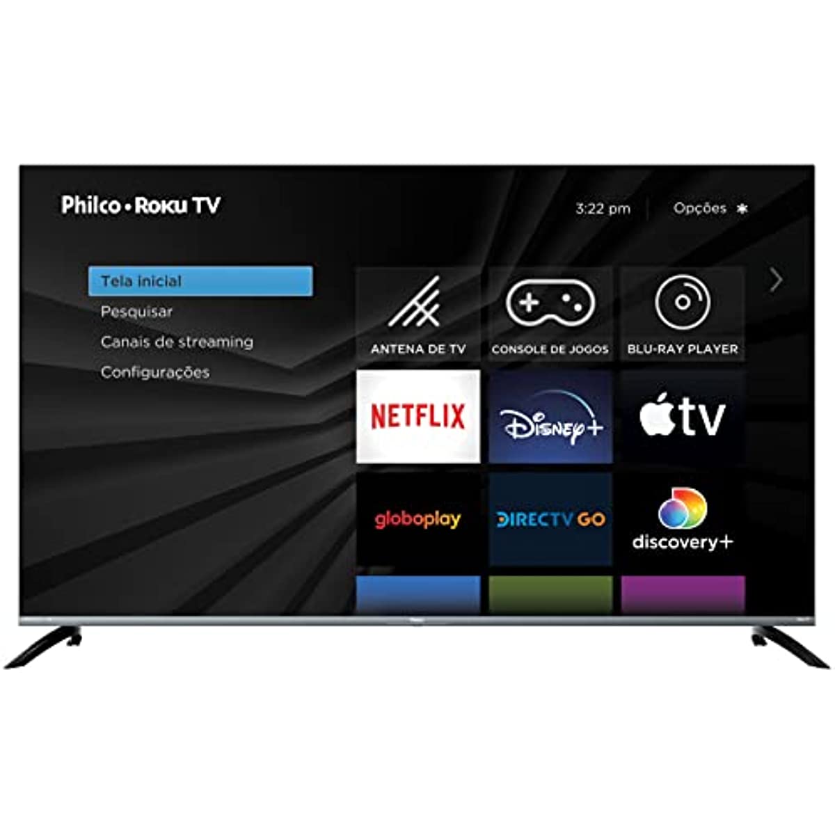 Smart TV LED 58 4K UHD Philco PTV58G70R2CSGBL - Wifi. USB Dolby Audio