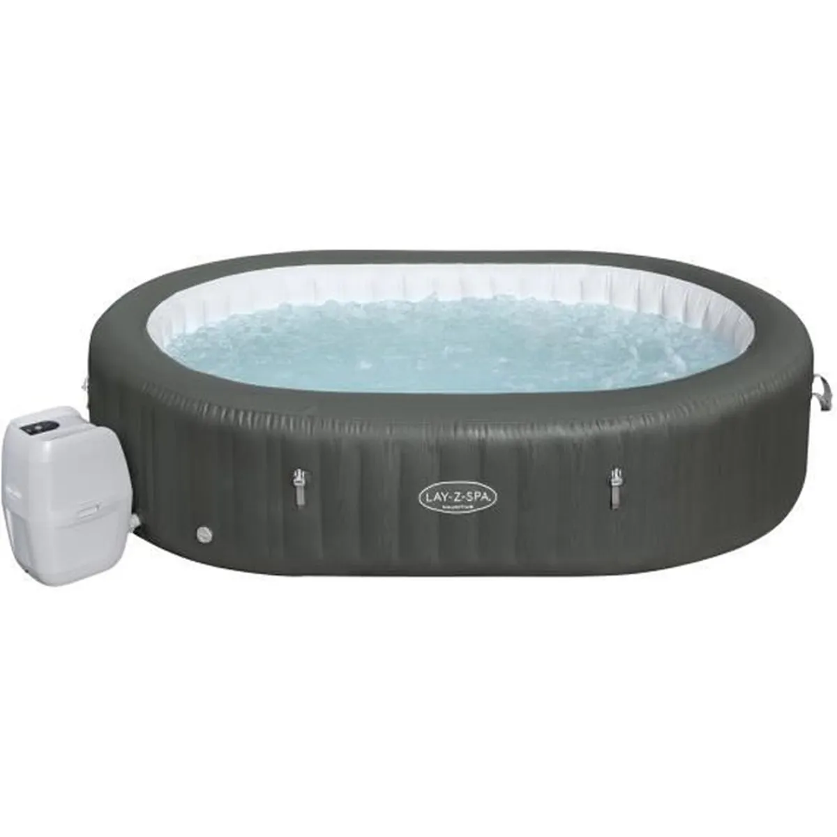 Spa gonflable BESTWAY - Lay-Z-Spa Mauritius - 270 x 180 x 71 cm - 5 à 7 places - Ovale (Couverture. cartouche et diffuseur)