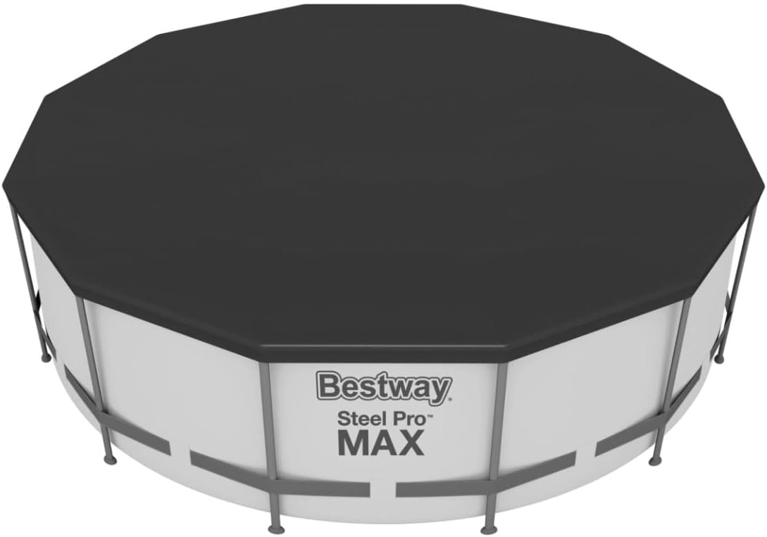 Piscine ronde Bestway Steel Pro Max avec pompe filtrante. grise. 3.6 m