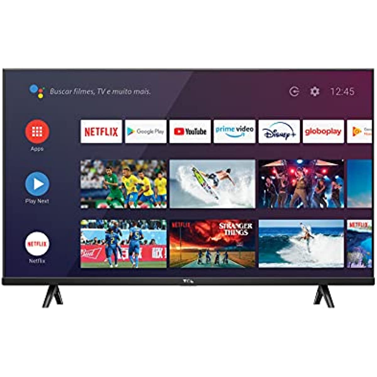 Smart TV LED 32 HD TCL 32S615 - Android TV. Wifi. USB