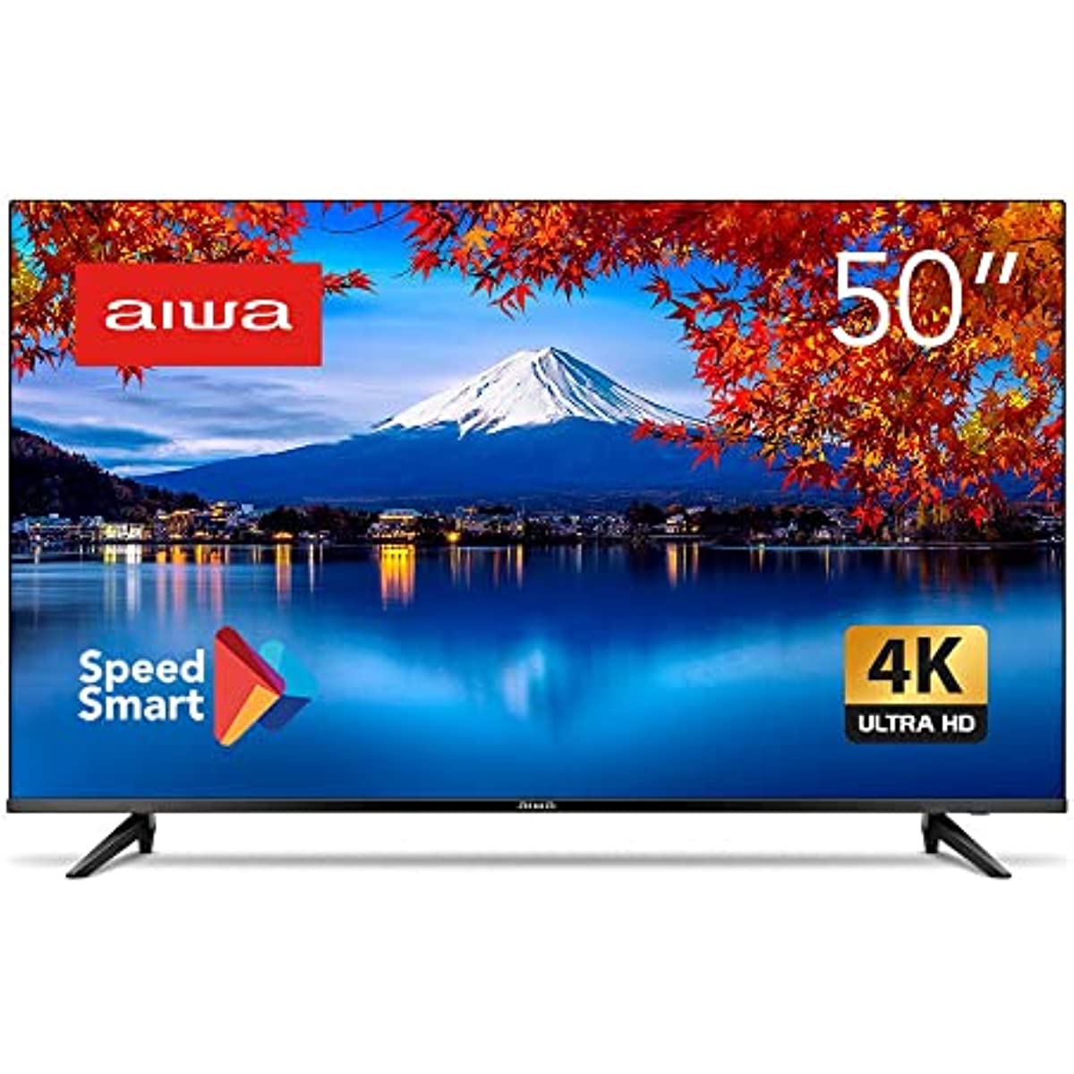 SmartTV Aiwa 50 4K. Borda Ultrafina. HDR10. Dolby Áudio - AWS-TV-50-BL-01 TV 50 SMART - BORDA INFINITA AWS-TV-50-BL-01 BIVOLT