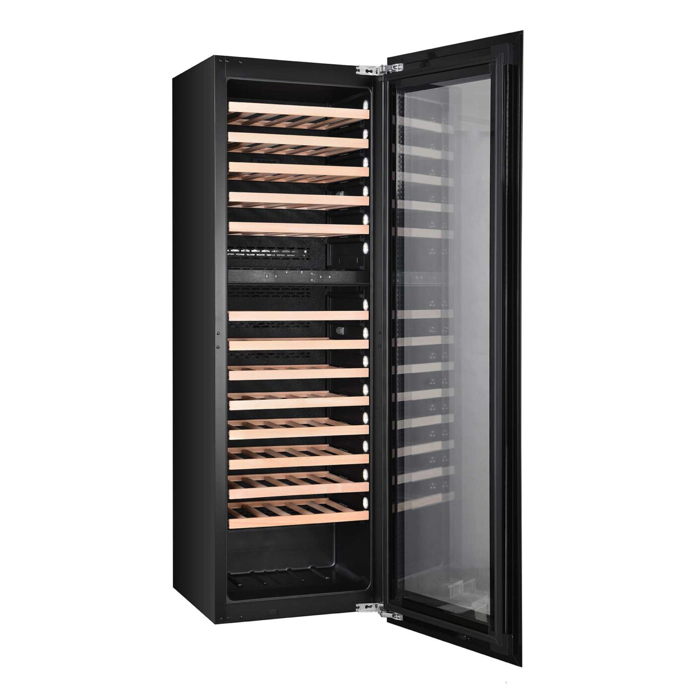 Cavanova Vinoteca CV100KT – 2T Vinoteca integrable con la capacidad de 100 botellas.