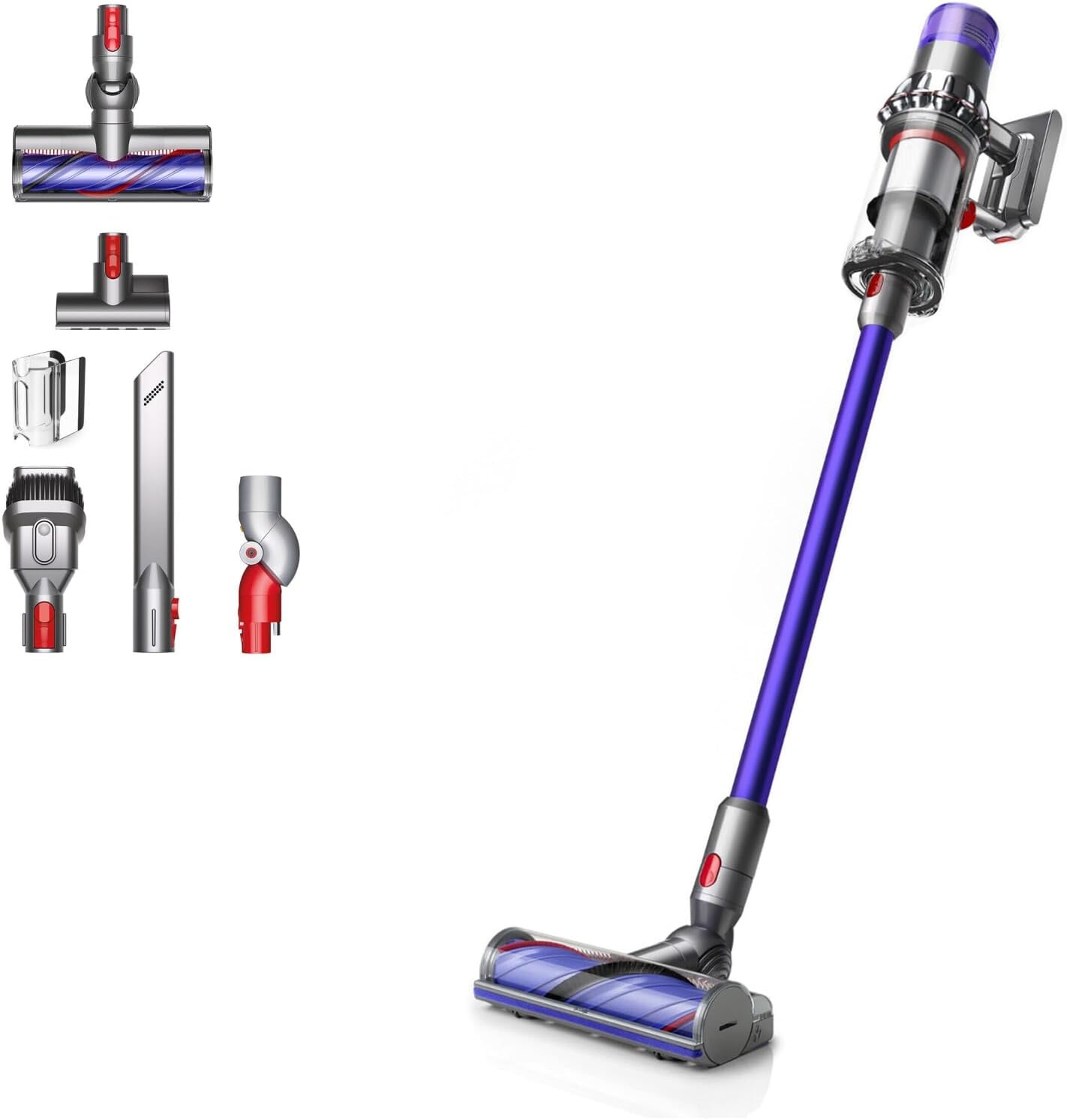 Dyson V11 Absolute 268700-01. Blue. Nickel. 38.6 W. 0.76 liters. 84 Decibeles