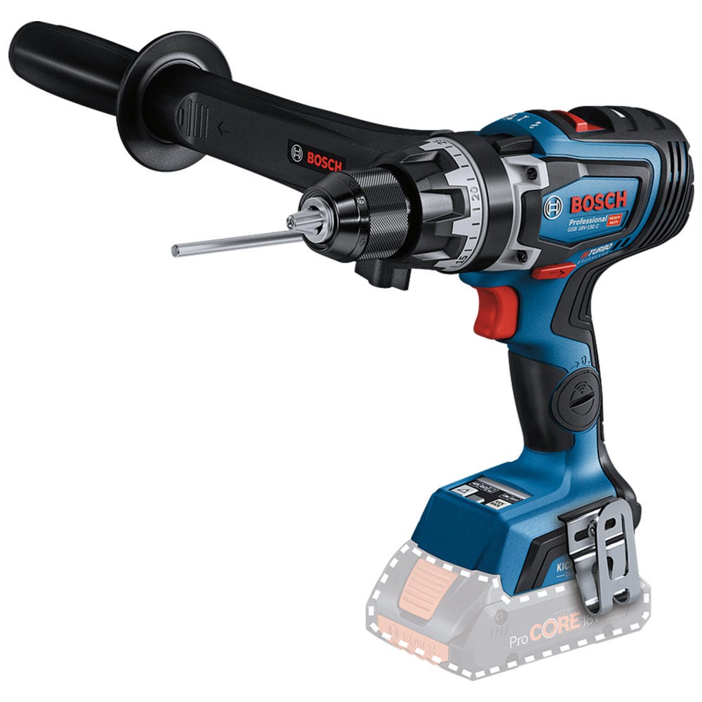 BOSCH 18V BITURBO Brushless 13mm Hammer Drill Skin GSB 18V-150 C 0615990M9U
