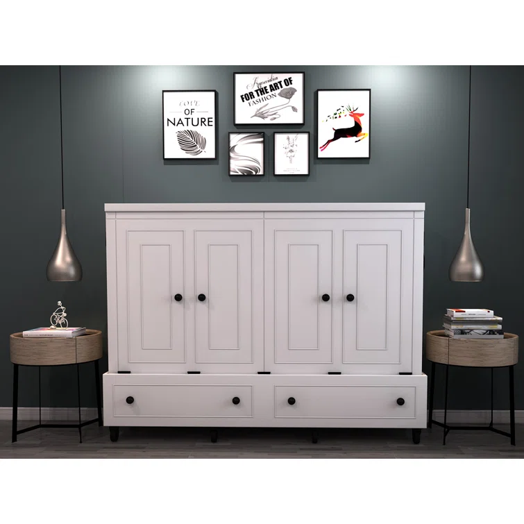 Bivens Rolling Cabinet Bed (Mattress included)