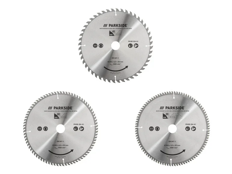 PARKSIDE® Lame de scie circulaire PKSB 254 A1. 25.4 cm