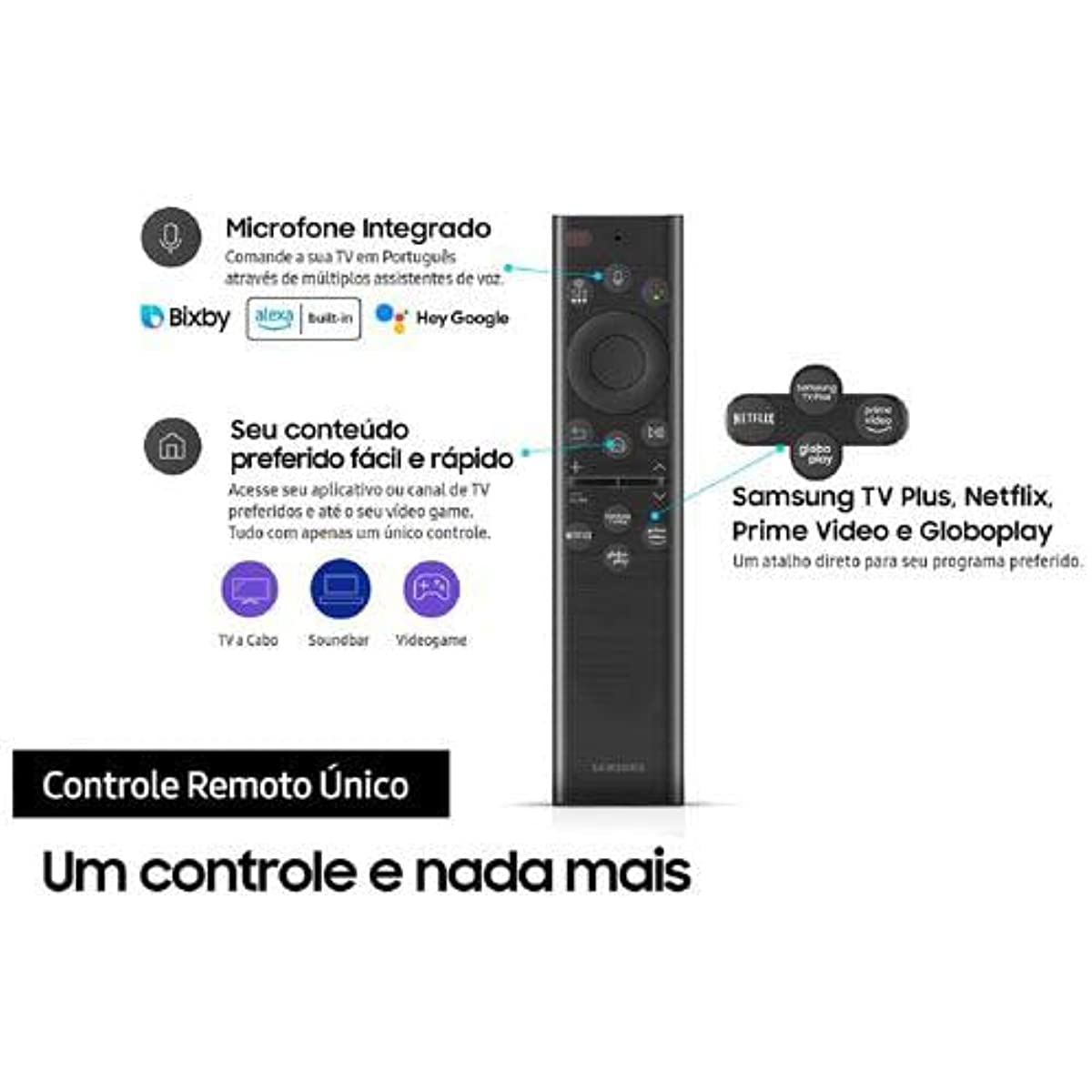 Smart TV LED 60' 4K UHD Samsung 60BU8000 - Wifi. HDMI. USB