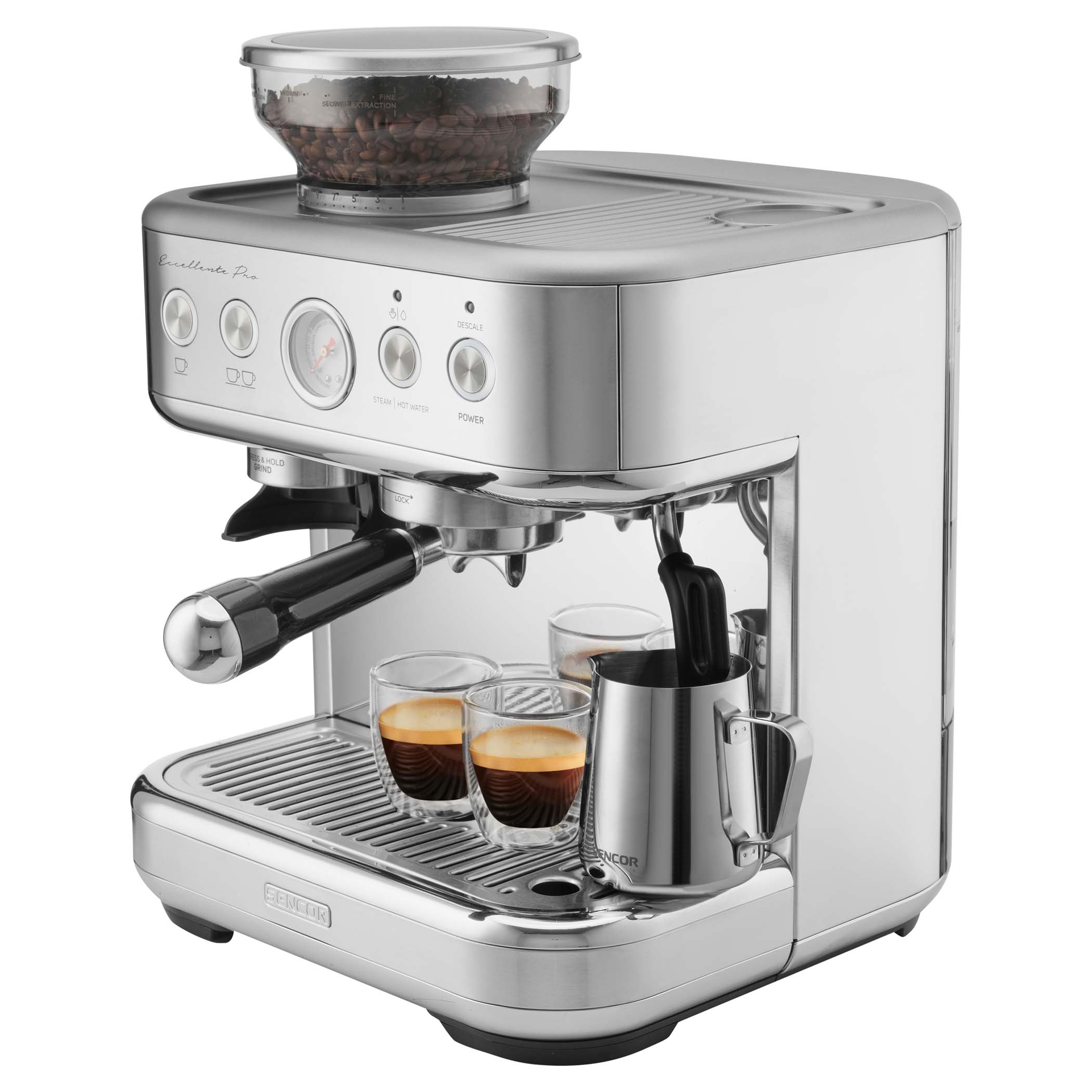 SILVERCREST® Machine à expresso avec broyeur intégré. 1 770 W