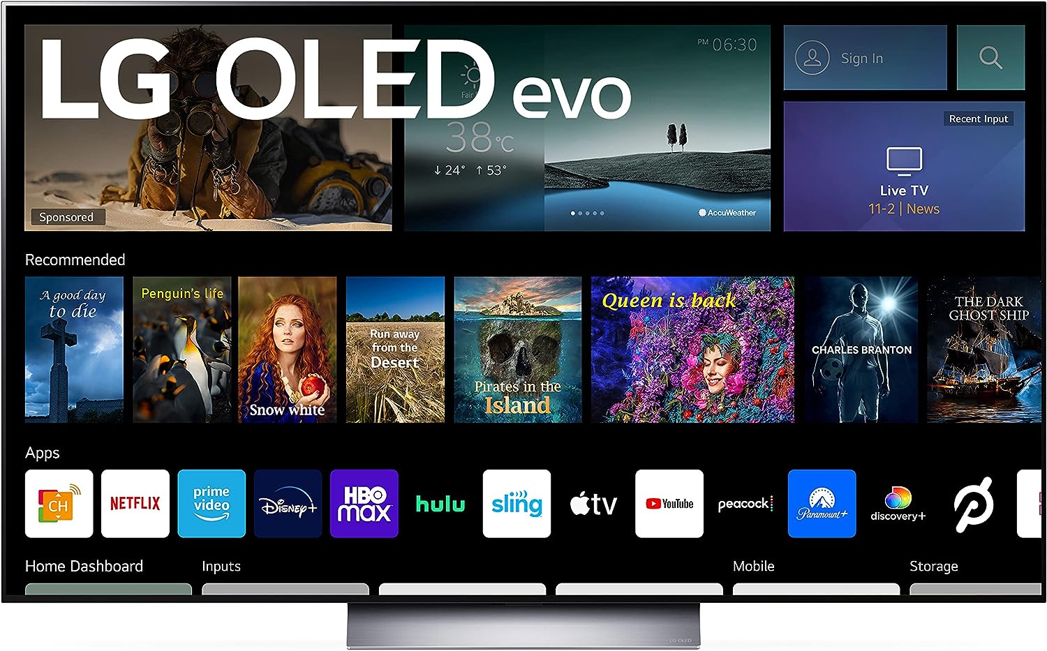 LG C2 Series 55-Inch Class OLED evo Smart TV OLED55C2PUA. 2022 - AI-Powered 4K TV. Alexa Built-in. Dark Silver