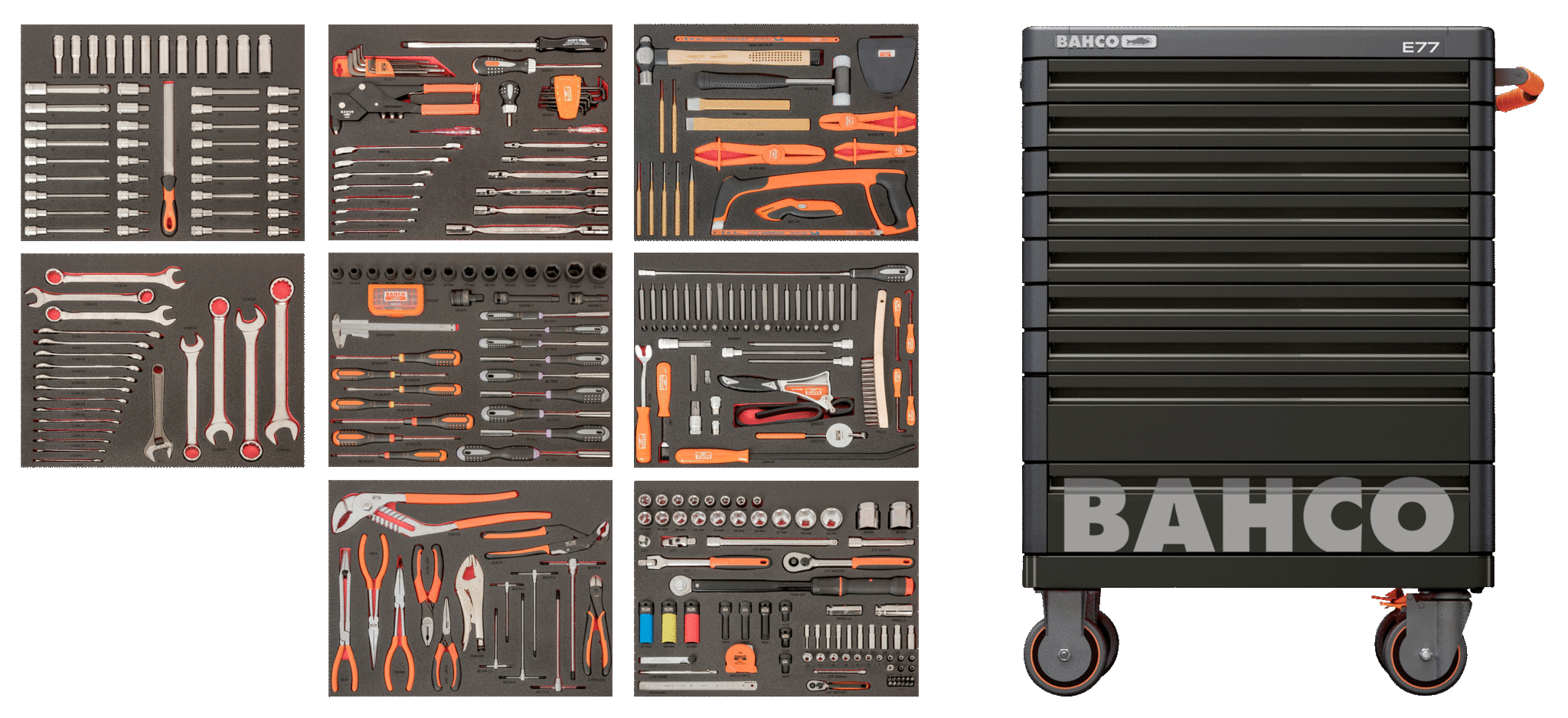 Tool Trolley Auto Repair Tool Kit - 357 pcs  AUTO