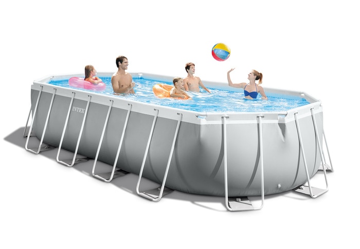 20ft X 10ft X 48in Prism Frame Oval Pool Set
