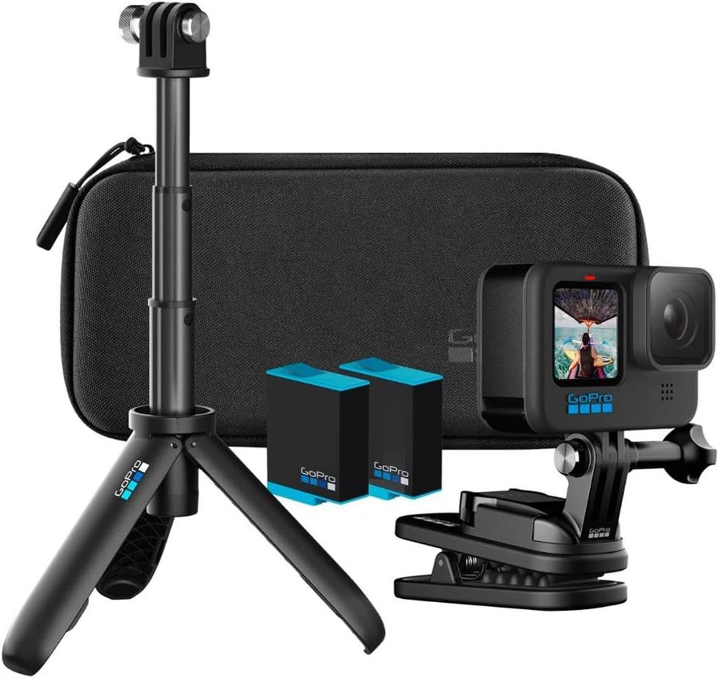 GoPro HERO10 Black - Waterproof Action Camera with Front LCD and Touch Rear Screens. 5.3K60 Ultra HD Video. 23MP Photos. 1080p Live Streaming. Webcam. Stabilization