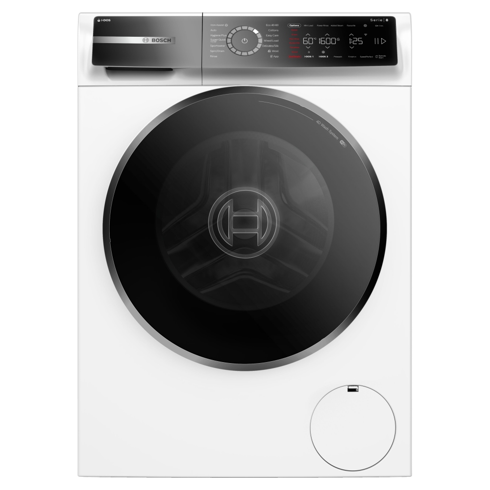 Bosch WGB256A1GB 10kg Series 8 i-DOS Washing Machine 1400rpm – WHITE