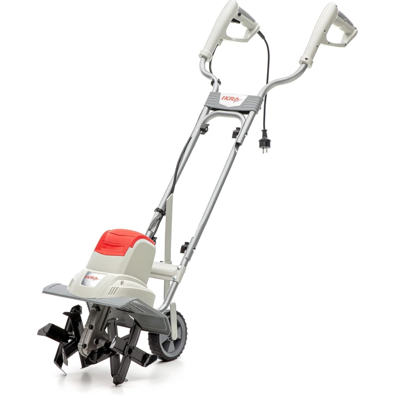 Ikra Electric tiller IEM 800 S. Working width 30cm. Depth 20cm. 800 W