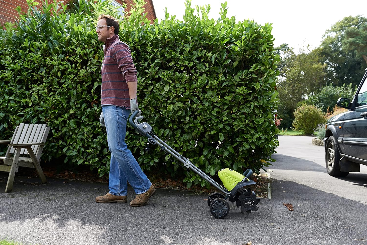 Ryobi 5133002388 Corded Electric Tiller. Green. 25 cm