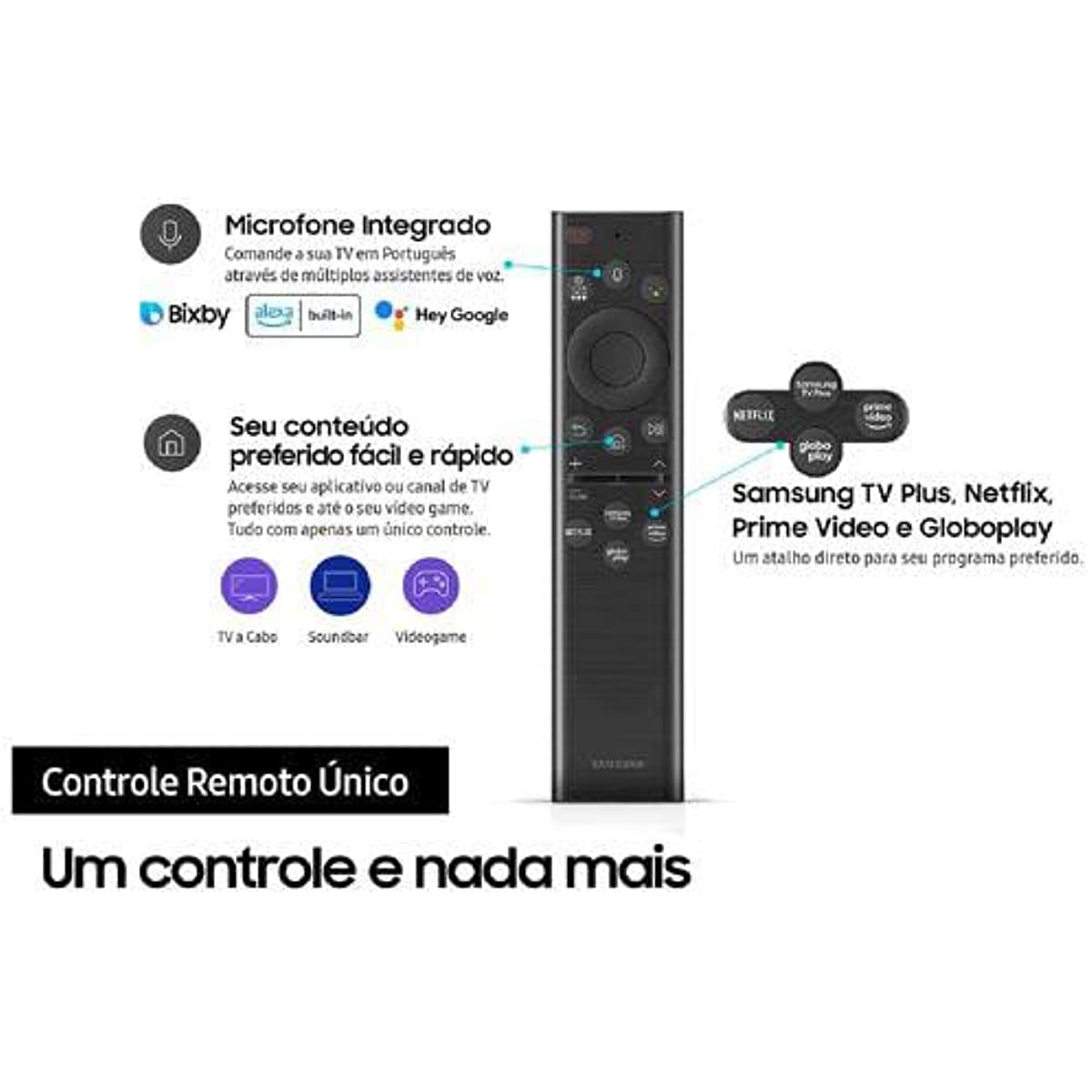 Smart TV LED 50 4K UHD Samsung 50BU8000 - Wifi. USB
