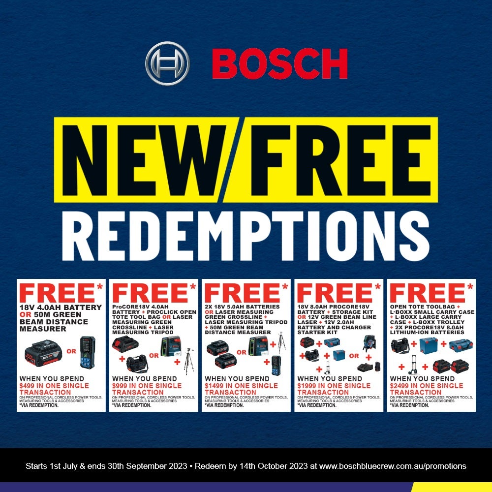 BOSCH 18V Brushless 2 Piece 2 x 5.0Ah Combo Kit 0615990L5F