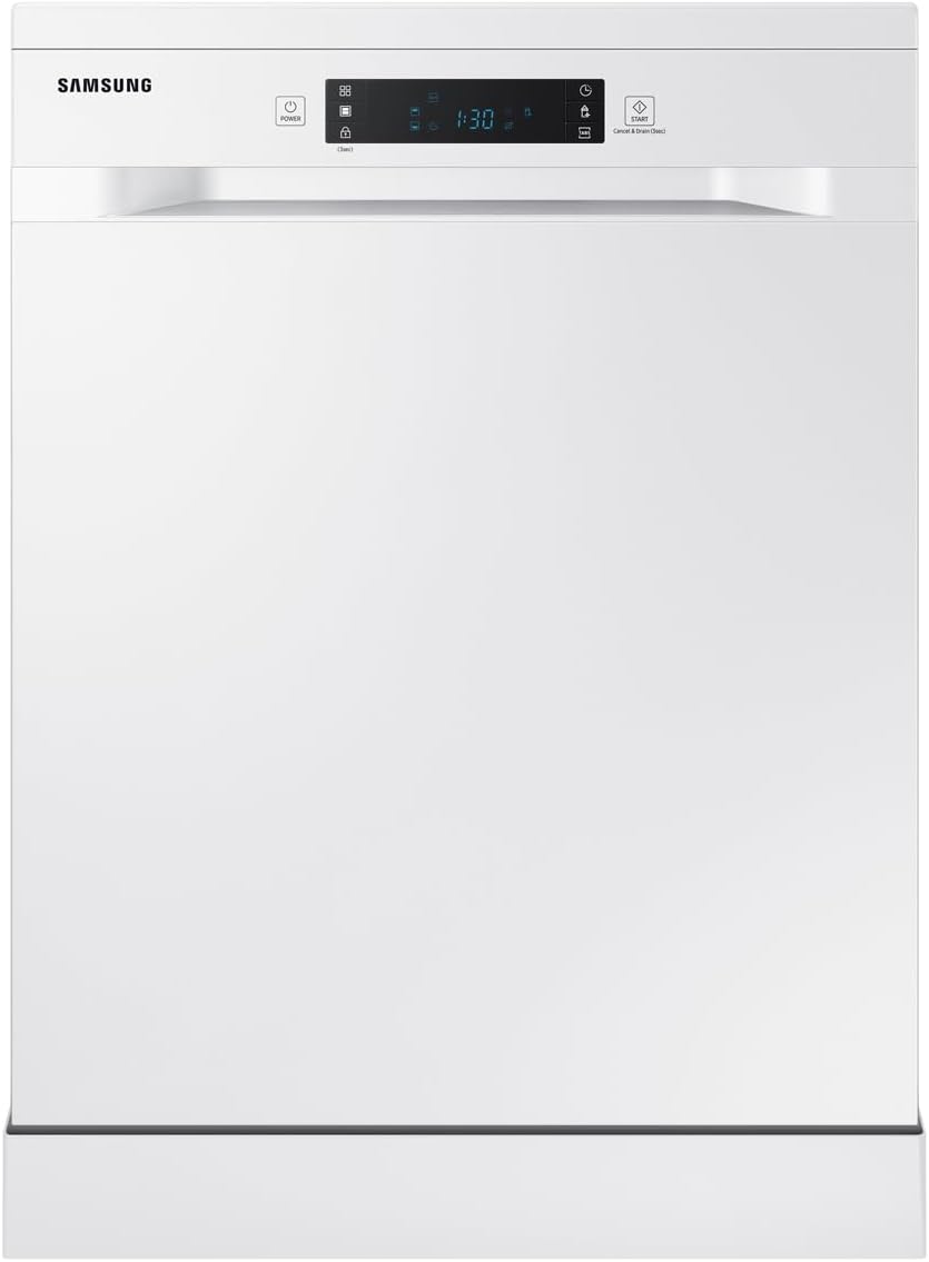 Samsung Dishwasher. Freestanding. With Auto Door. 14 Place Setting. Series 7. Silver. DW60CG550FSREU