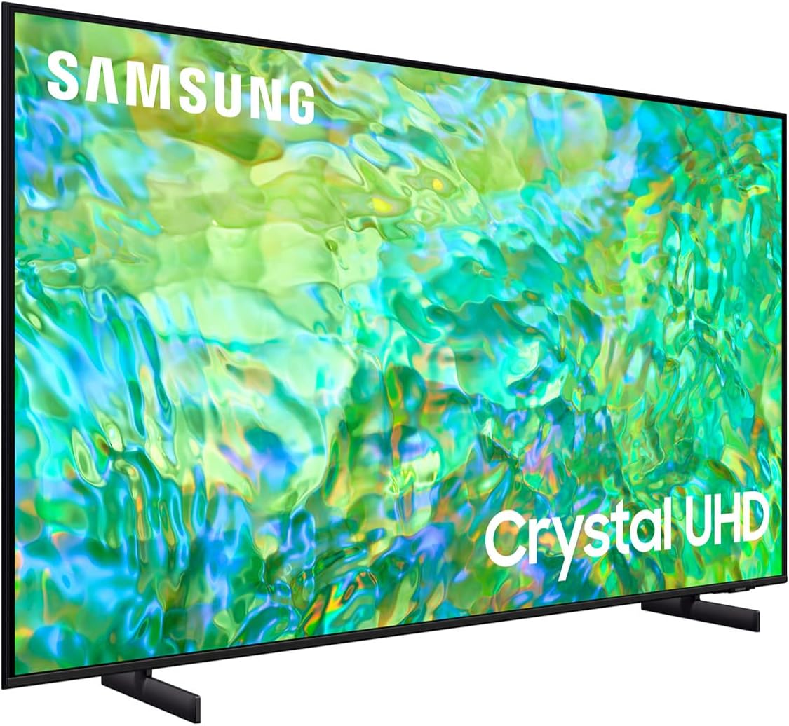 SAMSUNG 55-Inch Class Crystal UHD 4K CU8000 Series PurColor. Object Tracking Sound Lite. Q-Symphony. Motion Xcelerator. Ultra Slim. Solar Remote. Smart TV with Alexa Built-in (UN55CU8000. 2023 Model)