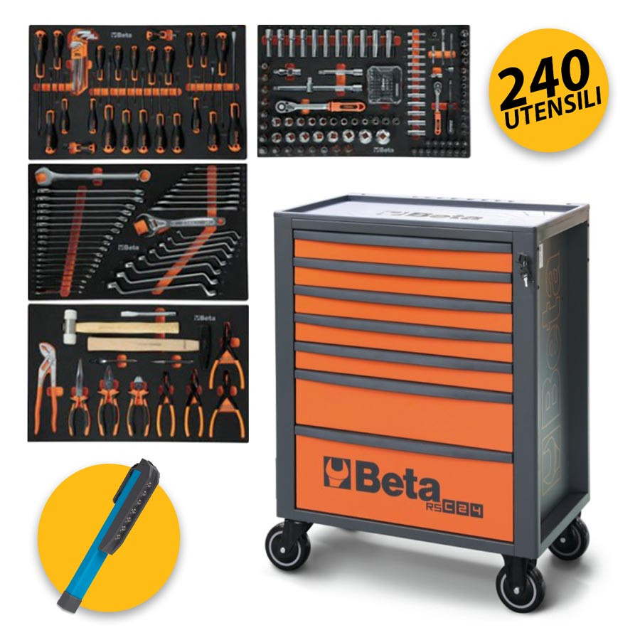 240 Piece Mechanical Set Toolbox